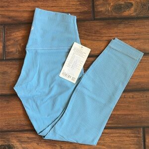 Lulu Yoga Tight 25” Grid texture